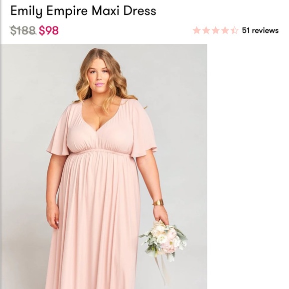Show Me Your MuMu Dresses & Skirts - Show Me Your Mumu bridesmaids Emily Empire Maxi Dress 1X